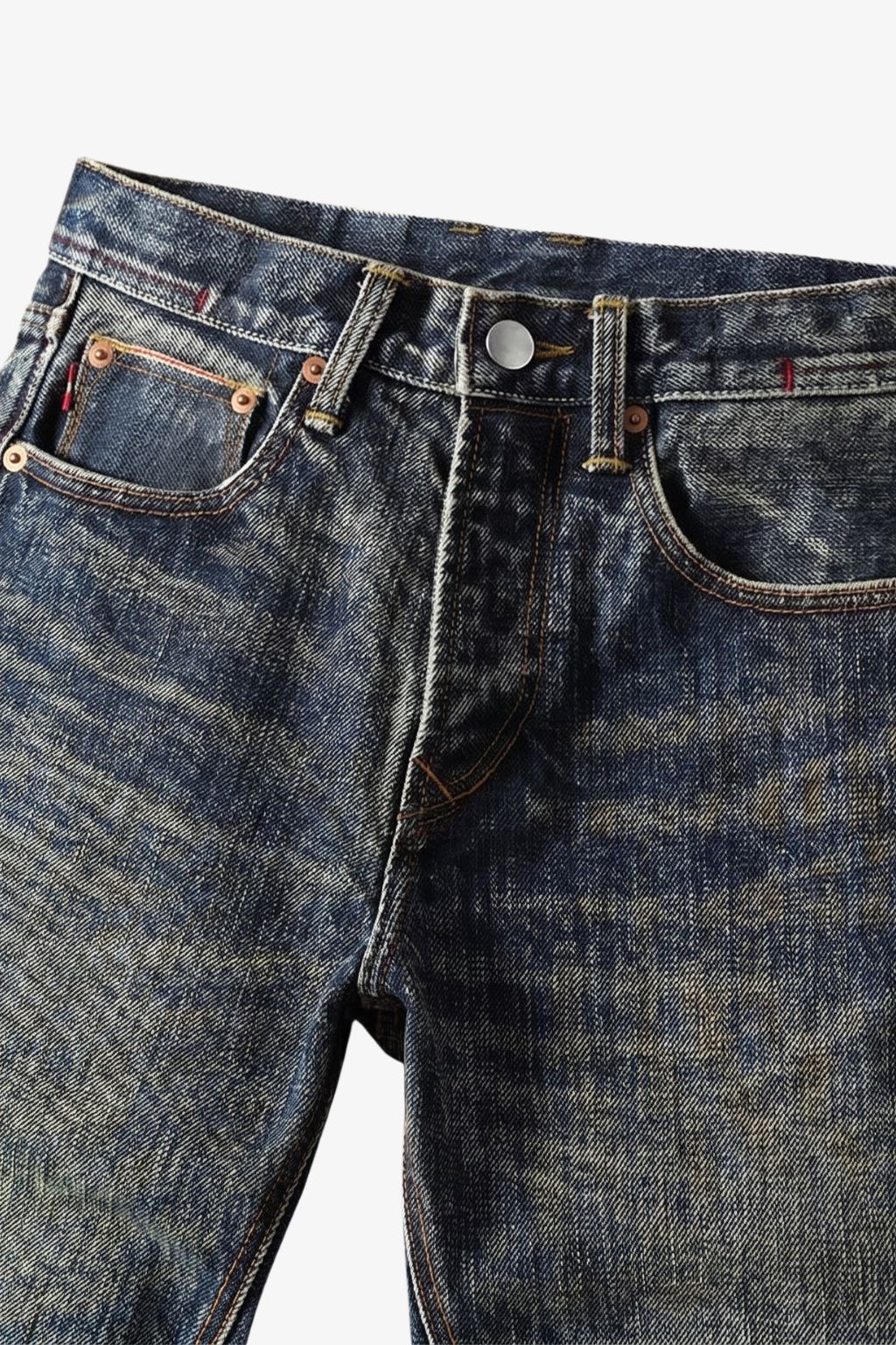 GŪFĒNG | 孤峰 Selvedge 25oz Straight, Heavy Vintage Wash Denim