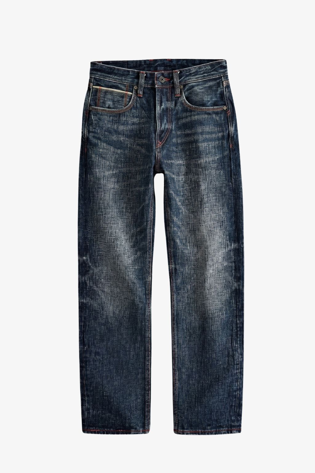 MÒYÚ | 墨雨 Selvedge 22oz Slubby Straight, Dark Indigo Denim