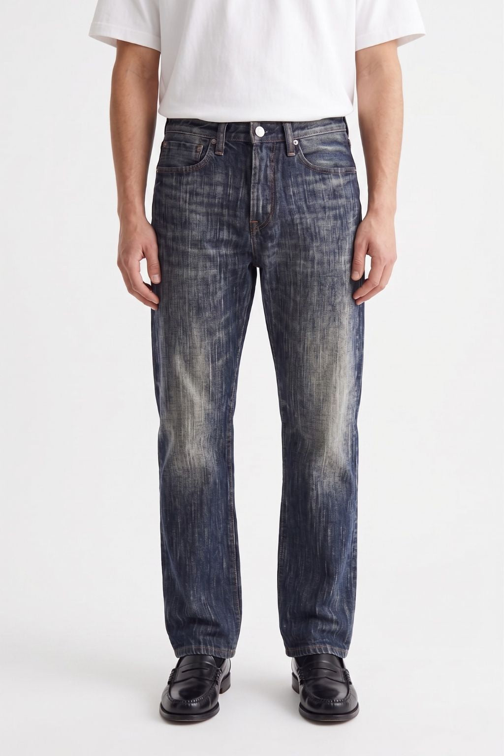 GǓSŌNG | 古松 Selvedge 16oz Straight, Segment-Dyed Vintage Wash Denim