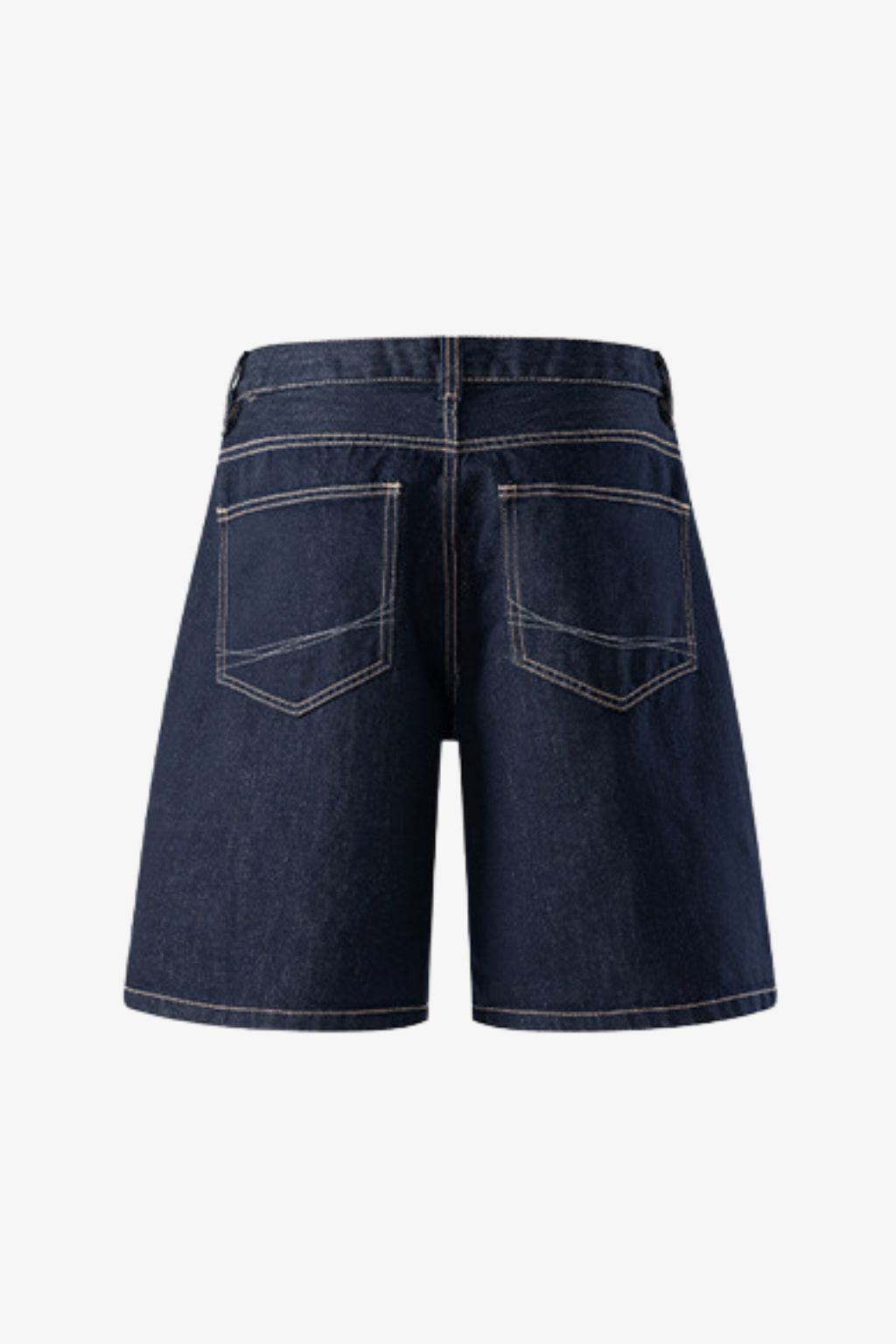 Relaxed Raw Denim Short