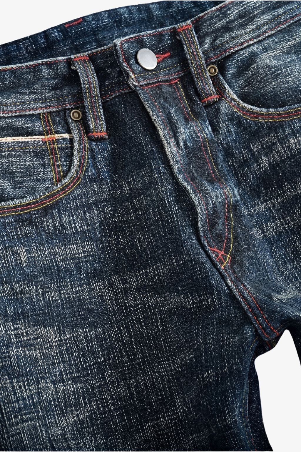 MÒYÚ | 墨雨 Selvedge 22oz Slubby Straight, Dark Indigo Denim
