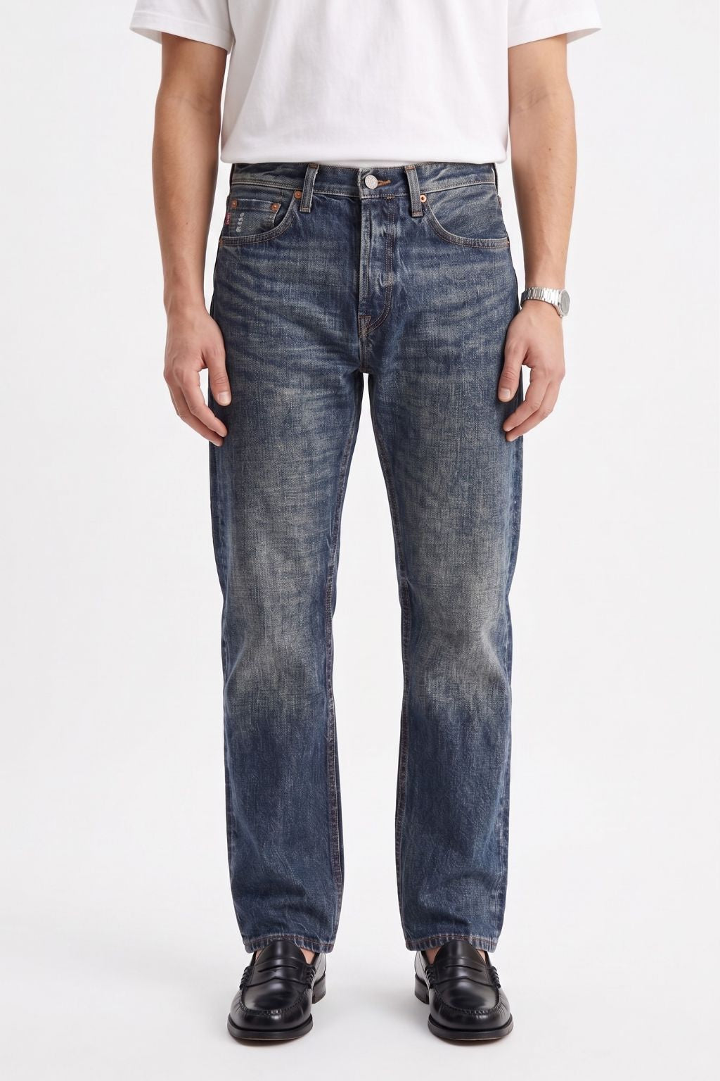 TIĚMǍ | 铁马 Selvedge 18oz Straight, Vintage Wash Denim