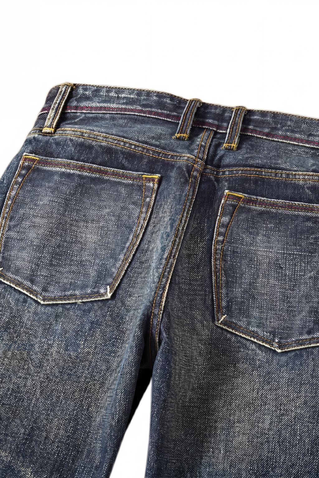 LǍOSHÍ | 老石 Selvedge 22oz Straight, Heavy Washed Vintage Denim