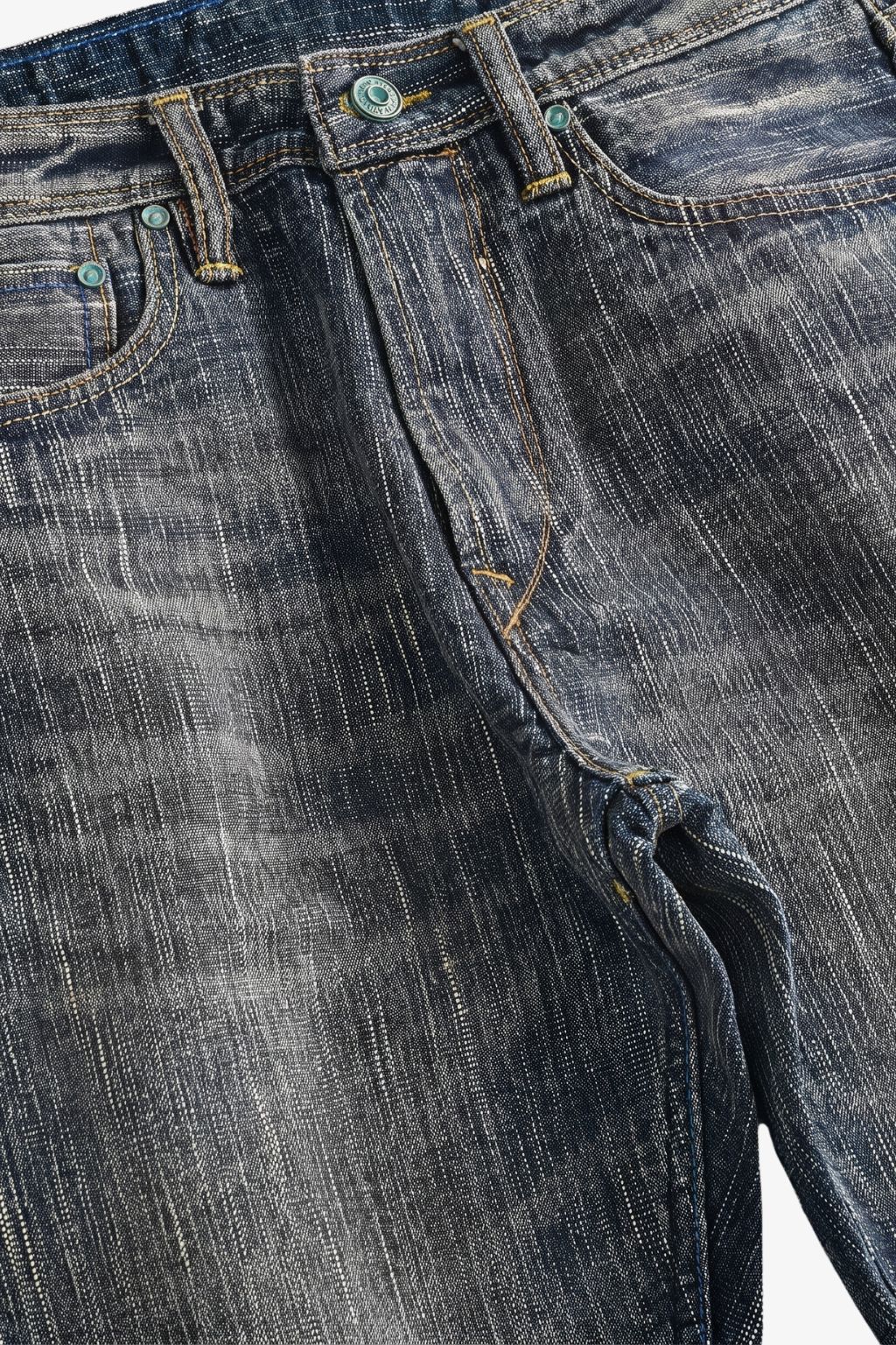 GǓSŌNG | 古松 Selvedge 16oz Straight, Segment-Dyed Vintage Wash Denim