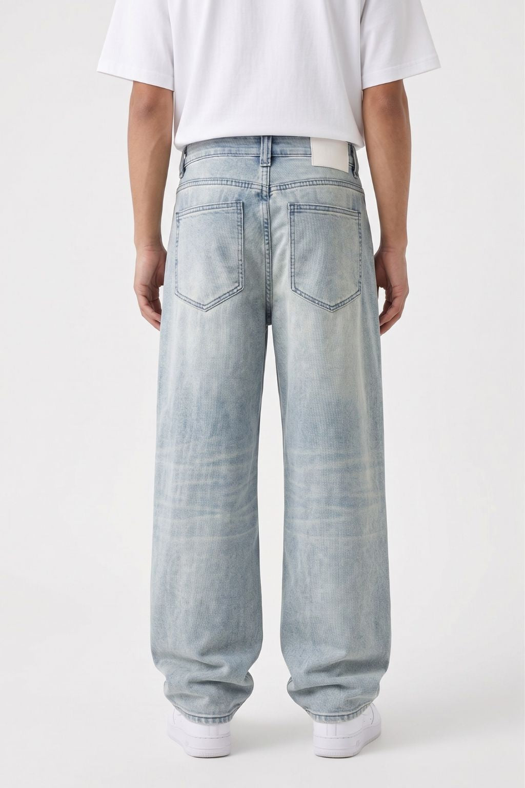 Light Wash Relaxed Denim