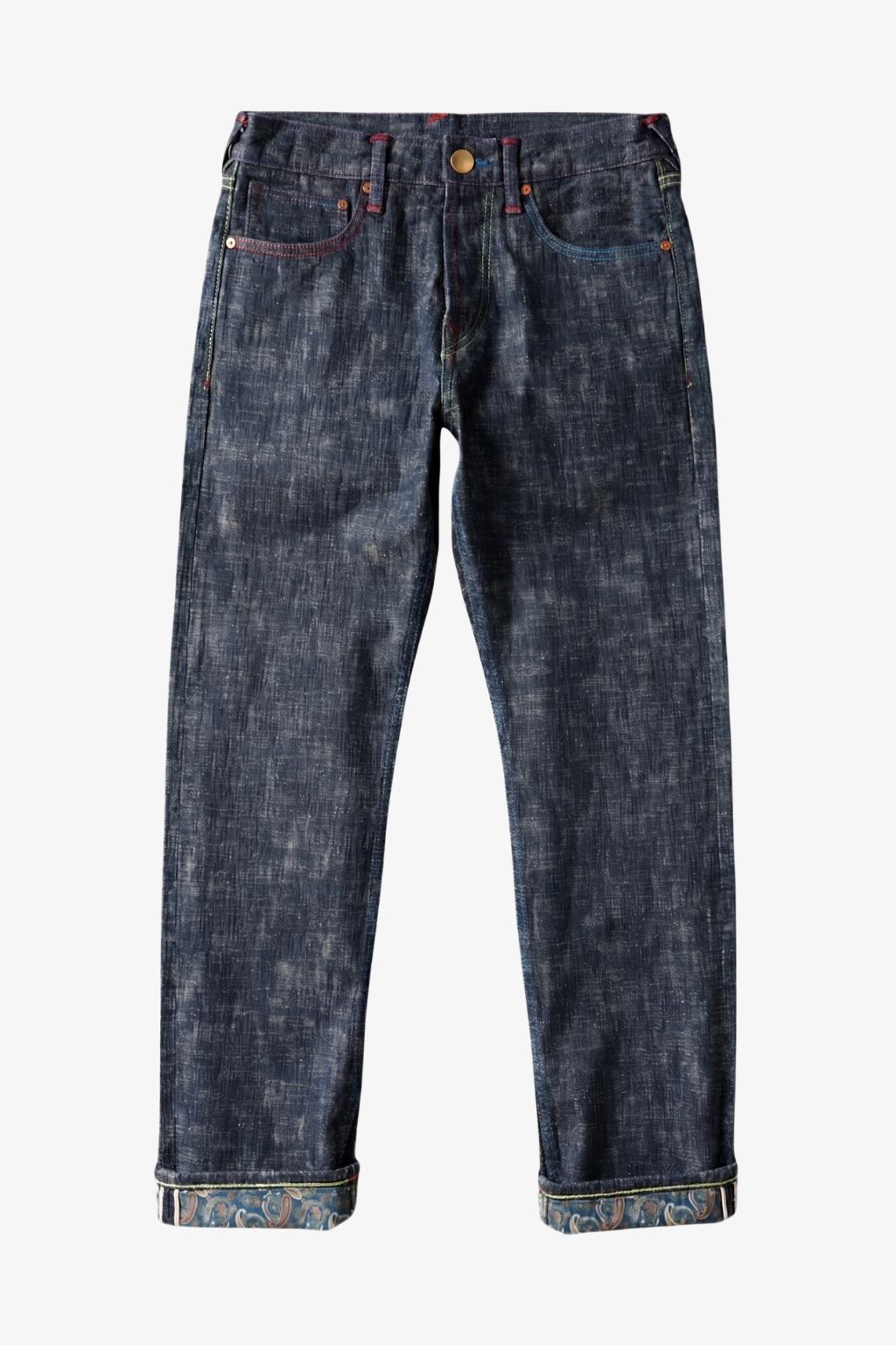 TIĀNSÈ | 天色 Selvedge 14oz Straight, Plant-Dyed Raw Indigo, Button Fly Denim