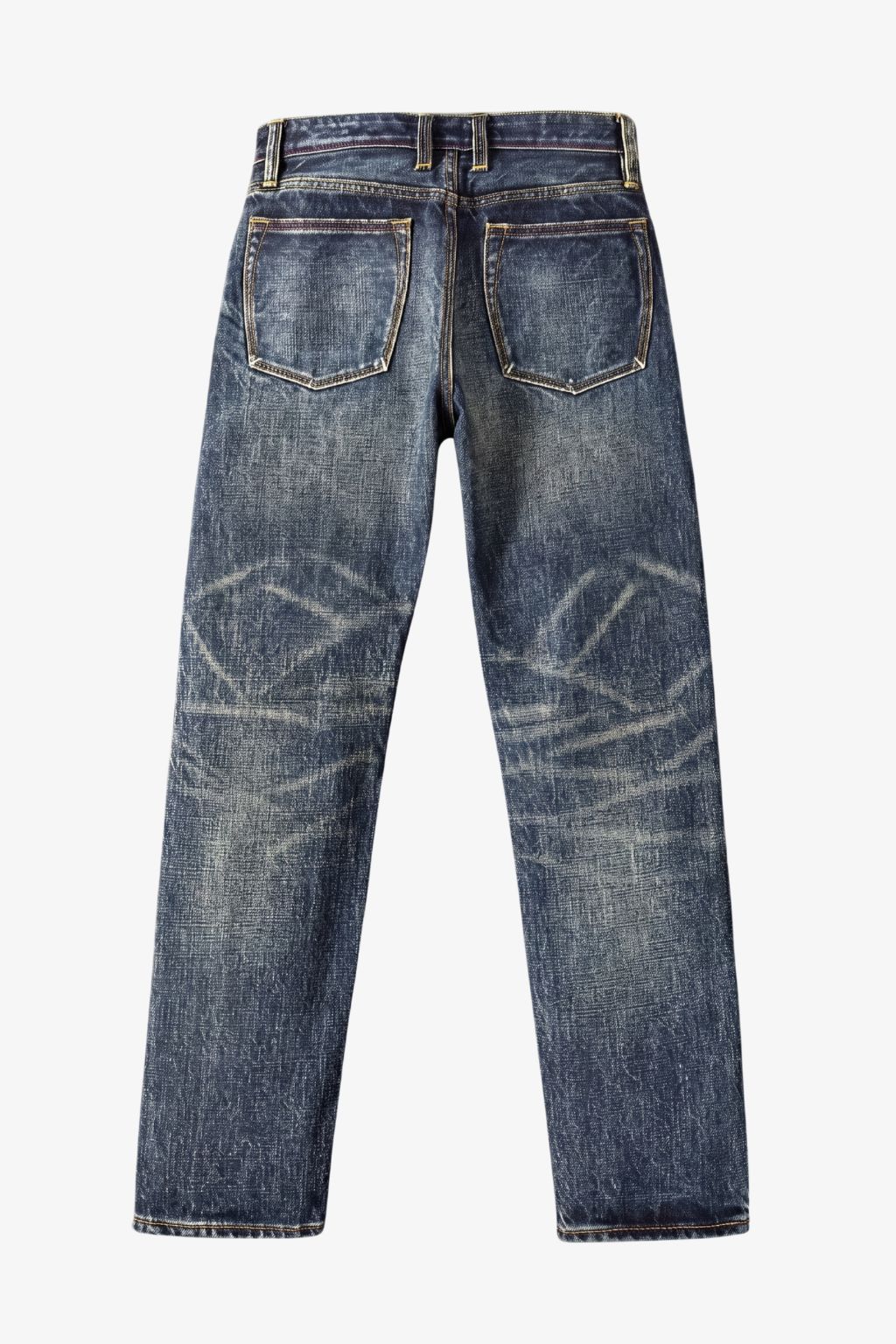 LǍOSHÍ | 老石 Selvedge 22oz Straight, Heavy Washed Vintage Denim