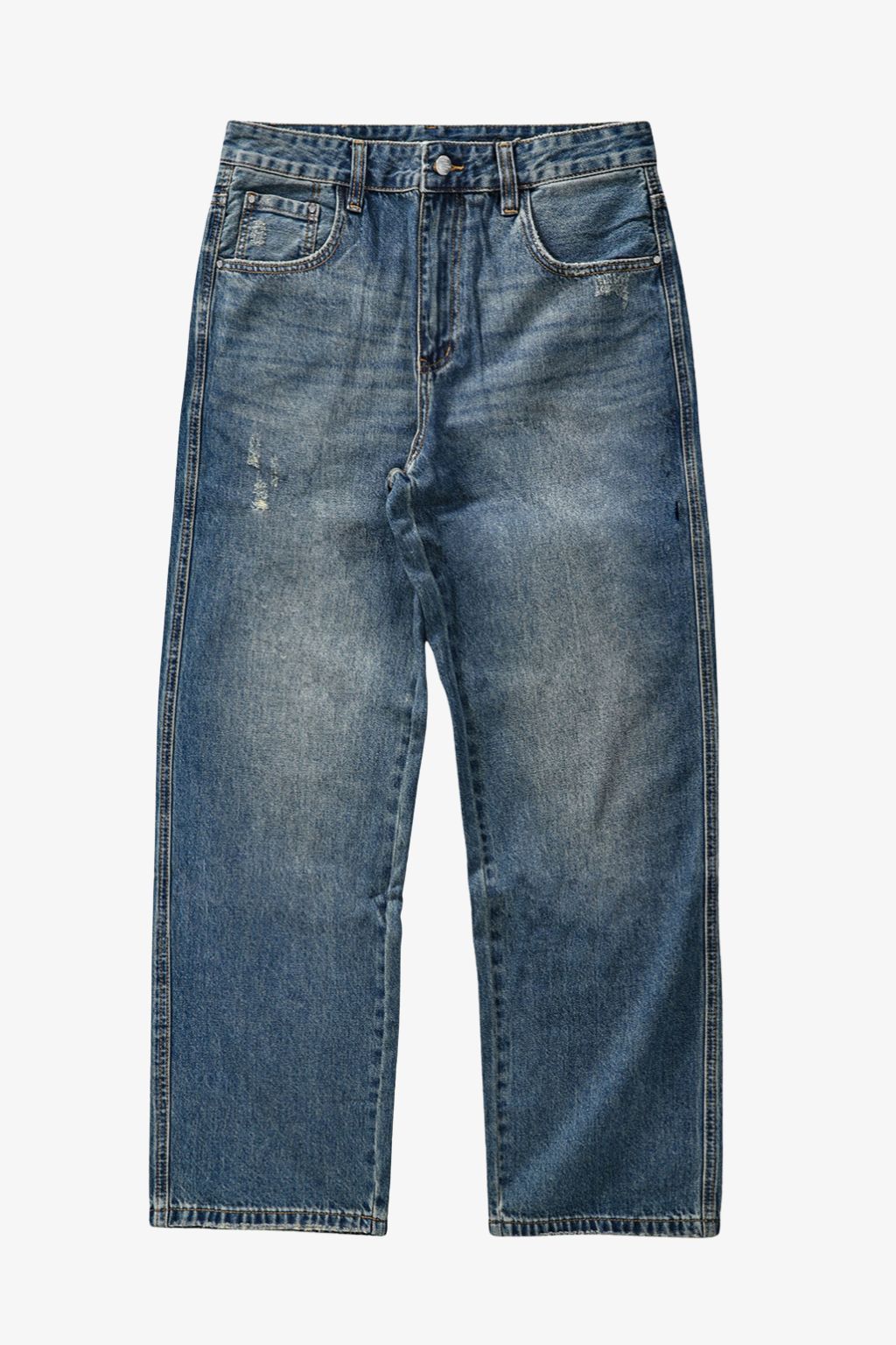 Relaxed Washed Denim