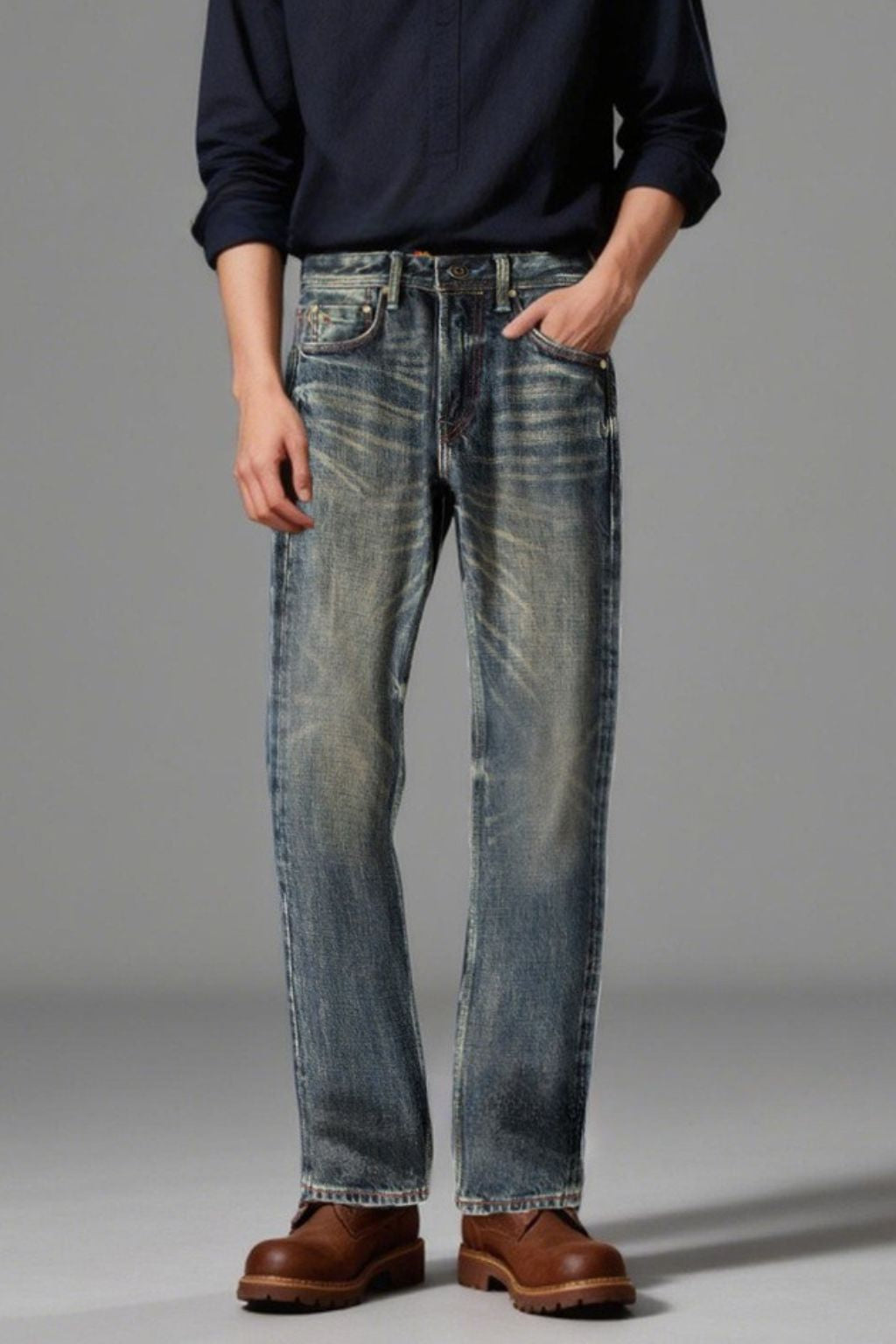 YÌNHÉ | 银河 Selvedge 20oz, Straight Fit, Vintage Wash Denim