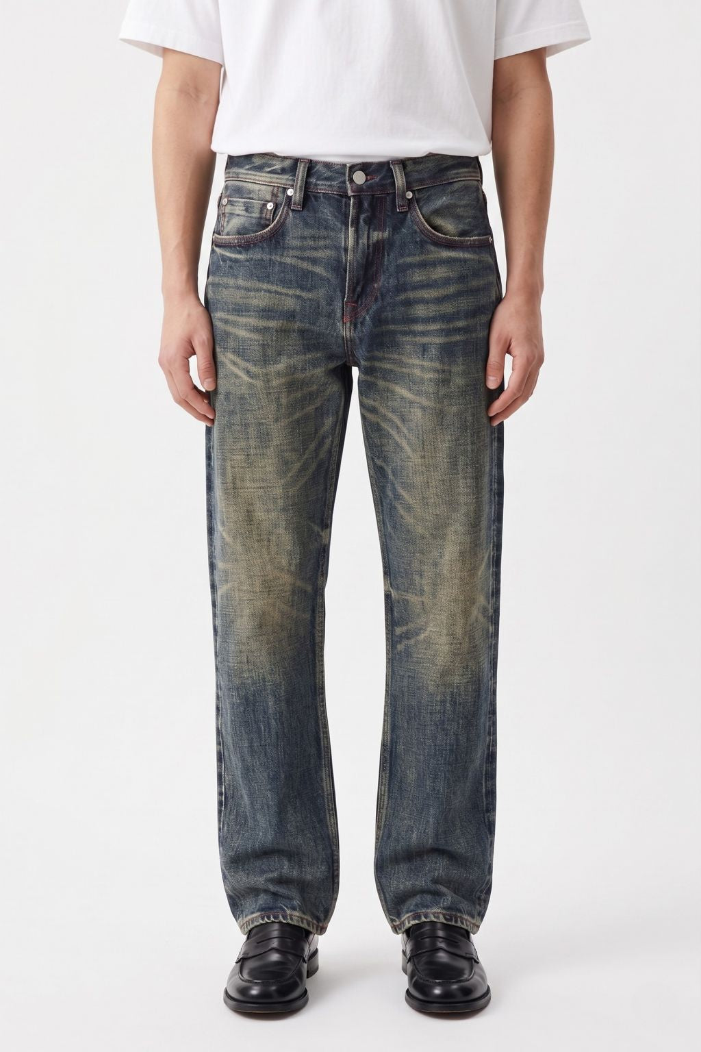 YÌNHÉ | 银河 Selvedge 20oz, Straight Fit, Vintage Wash Denim