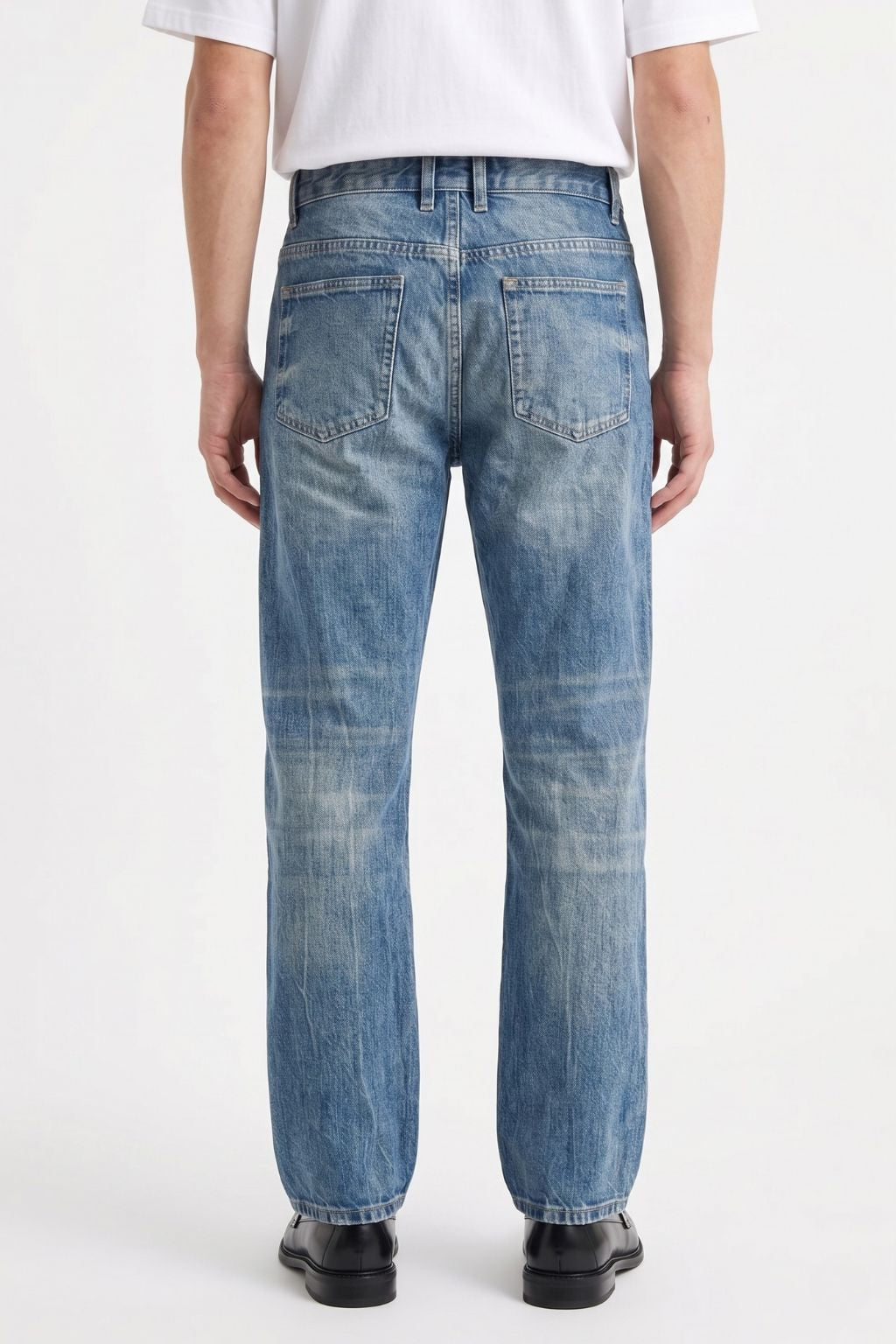 QĪNGYĀN | 青烟 Selvedge 14oz Straight, Faded Indigo Denim