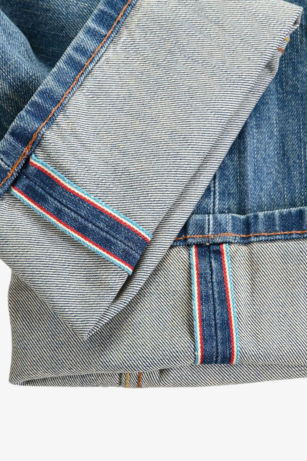 QĪNGYĀN | 青烟 Selvedge 14oz Straight, Faded Indigo Denim